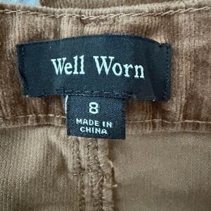 Well Worn Brown Corduroys (NWOT)